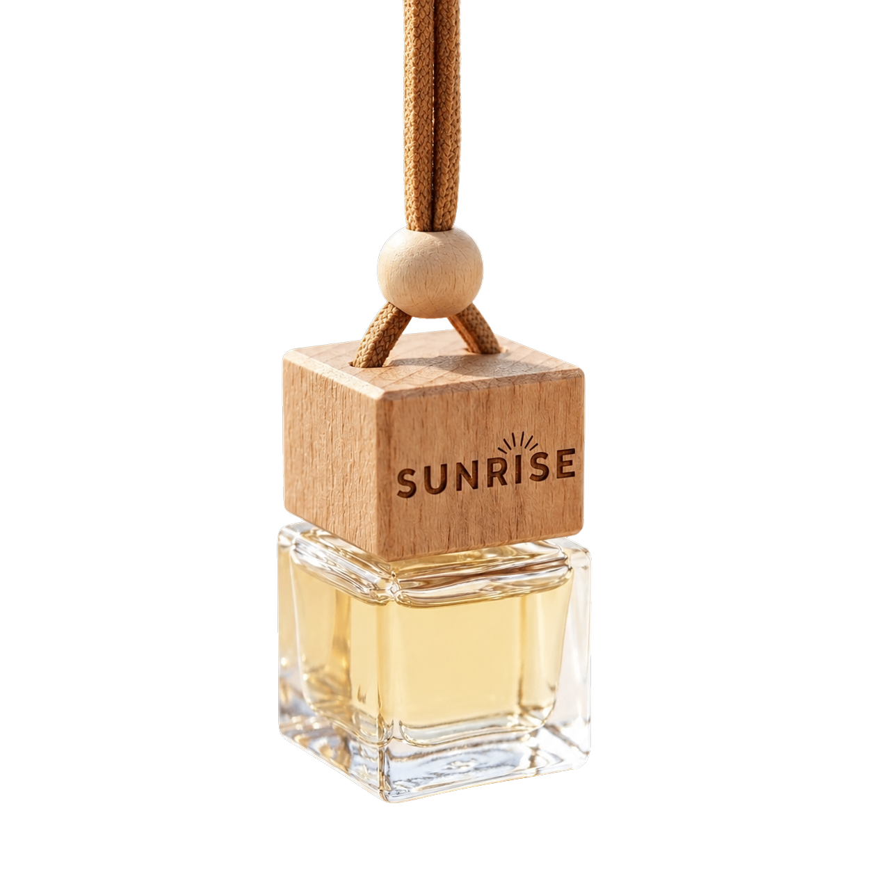 מפיץ ריח לרכב מעץ טבעי לתלייה של SUNRISE